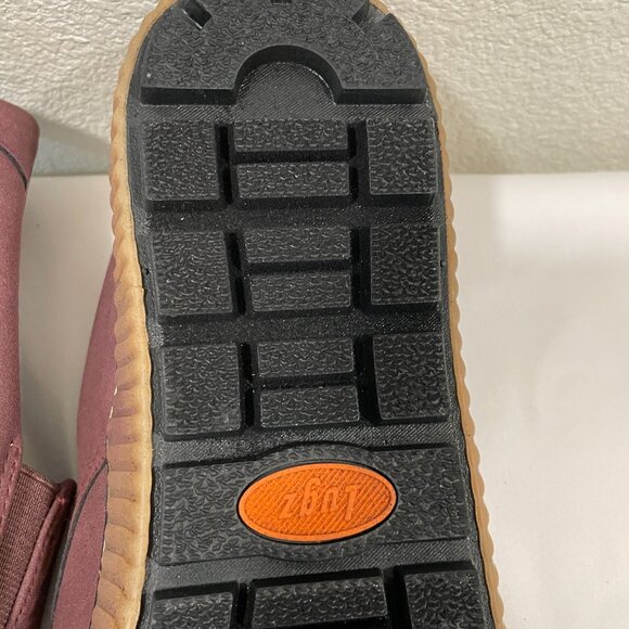 (NEW) LUGZ "Spell" Women's Non Slip Rubber Sole Slip On Loafer, Burgundy - 11 - Picture 10 of 12
